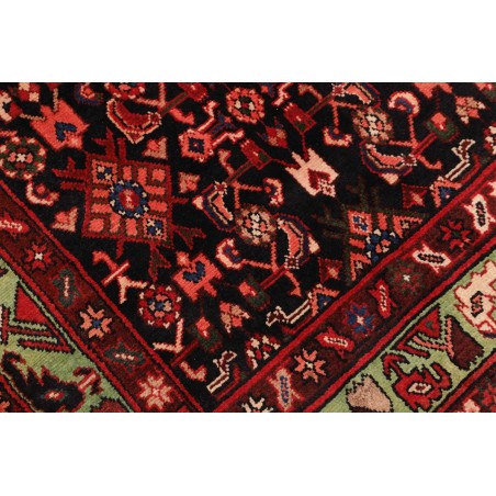 Tappeto Hamadan Persia marrone arancione 115x426