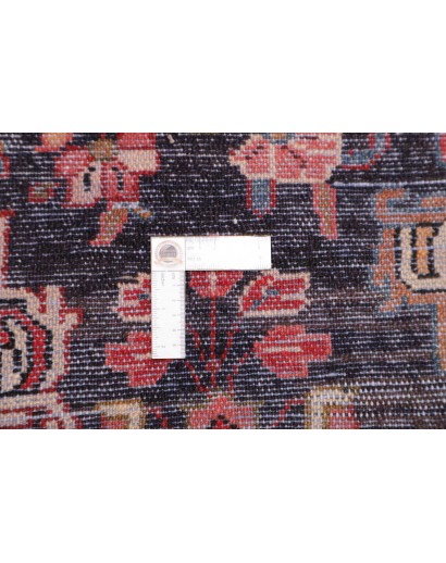 Tappeto Hamadan Persia marrone arancione 115x426
