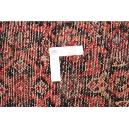 Tappeto Hamadan Persia grigio rosso 104x395