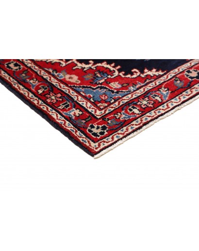 Tappeto Hamadan Persia arancione marrone 96x410