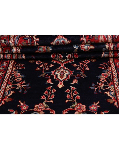 Tappeto Hamadan Persia arancione marrone 96x410