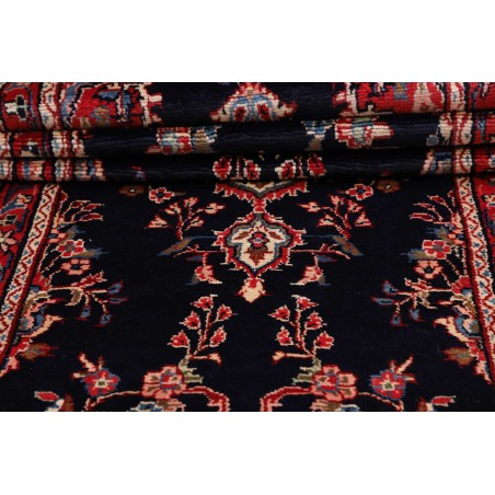 Tappeto Hamadan Persia arancione marrone 96x410