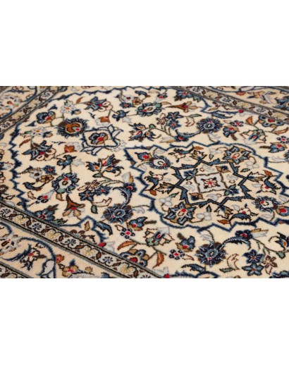 Tappeto Kashan Fine Persia beige verde 100x144