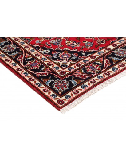 Tappeto Kashan Fine Persia marrone giallo 100x145