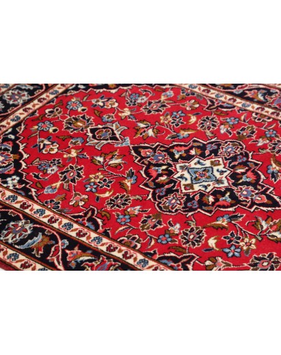 Tappeto Kashan Fine Persia marrone giallo 100x145