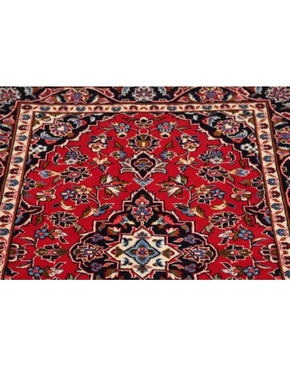 Tappeto Kashan Fine Persia marrone giallo 100x145