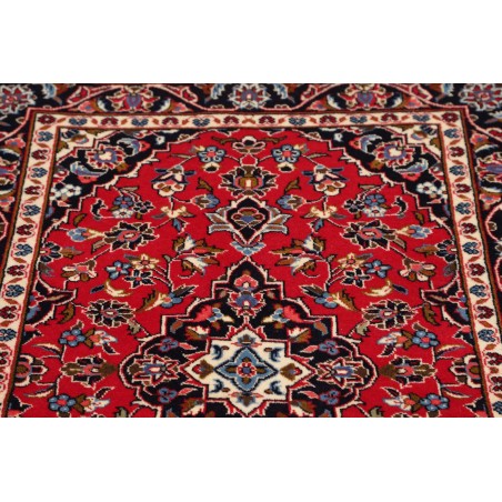 Tappeto Kashan Fine Persia marrone giallo 100x145