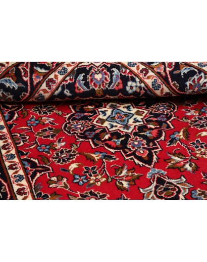 Tappeto Kashan Fine Persia marrone giallo 100x145
