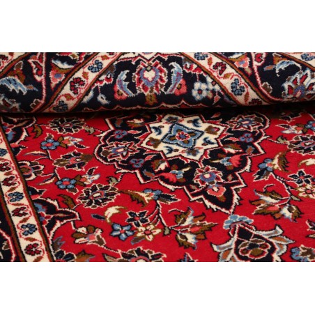 Tappeto Kashan Fine Persia marrone giallo 100x145
