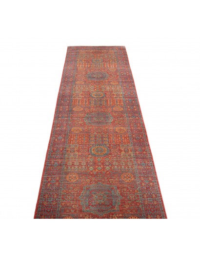 Tappeto Mamlouk Pakistan marrone bianco 82x391