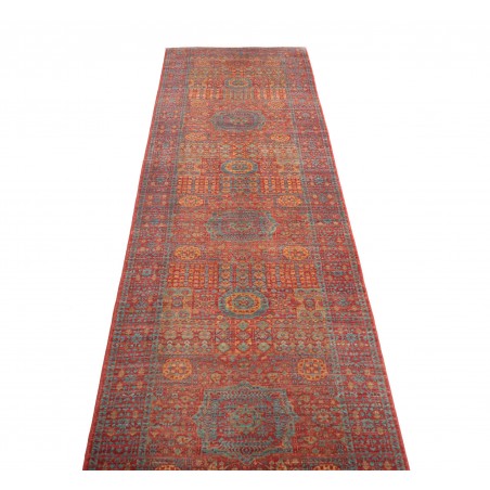 Tappeto Mamlouk Pakistan marrone bianco 82x391