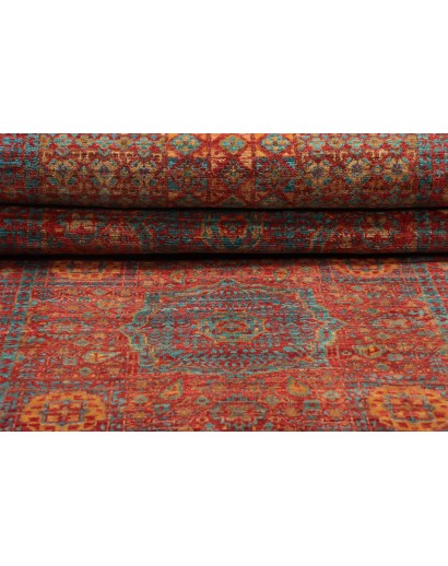 Tappeto Mamlouk Pakistan marrone bianco 82x391