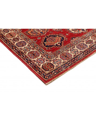 Tappeto Kazak Fine Pakistan marrone grigio 143x205