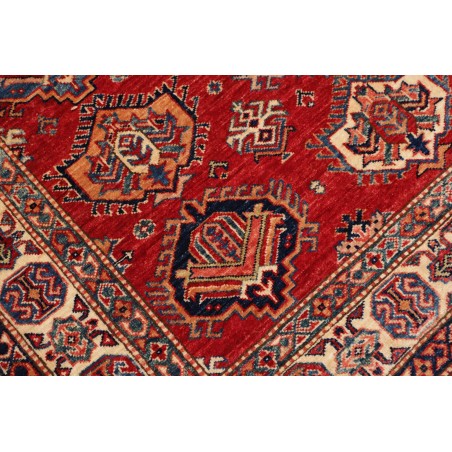 Tappeto Kazak Fine Pakistan marrone grigio 143x205