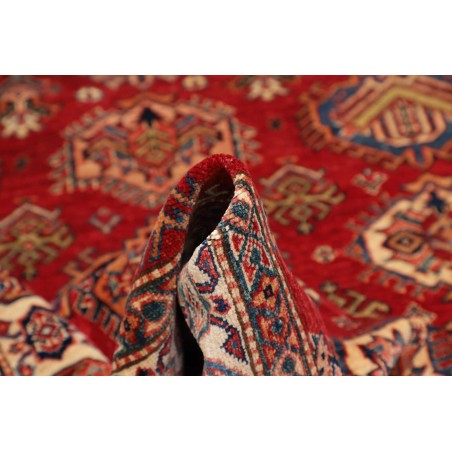 Tappeto Kazak Fine Pakistan marrone grigio 143x205