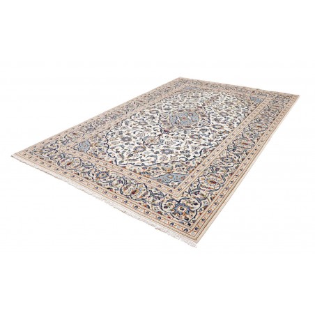 Tappeto Kashan Persia bianco grigio 200x295