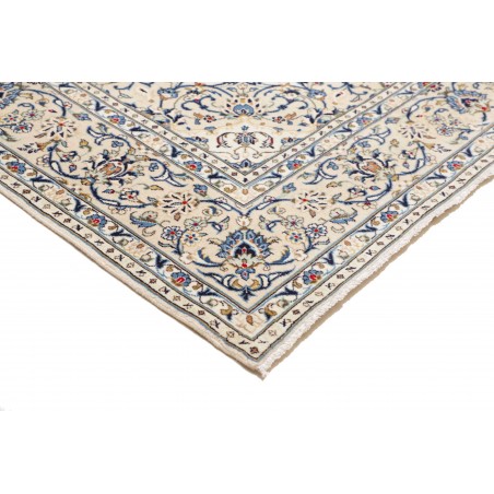Tappeto Kashan Persia bianco grigio 200x295