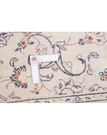 Tappeto Kashan Persia bianco grigio 200x295