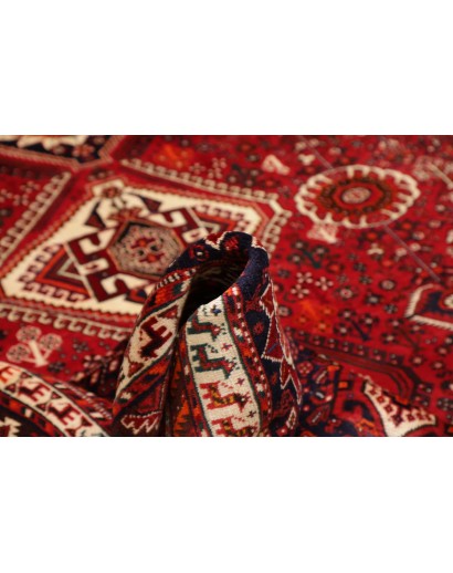 Tappeto Shiraz Persia marrone giallo 223x330