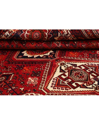 Tappeto Shiraz Persia marrone giallo 223x330