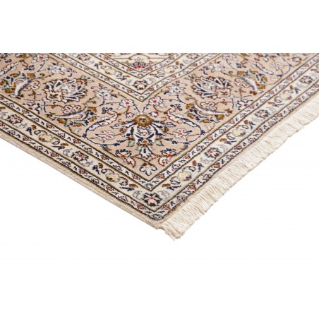 Tappeto Kashan Persia bianco grigio 240x345