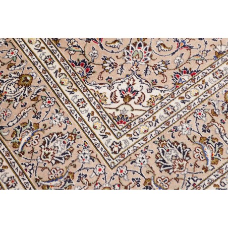 Tappeto Kashan Persia bianco grigio 240x345