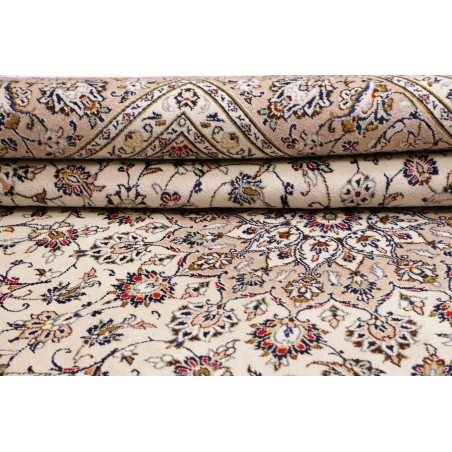 Tappeto Kashan Persia bianco grigio 240x345