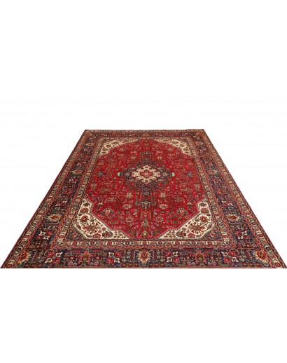 Tappeto Tabriz Persia marrone giallo 200x290