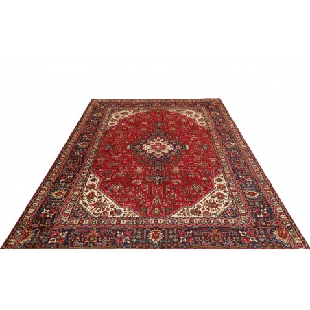 Tappeto Tabriz Persia marrone giallo 200x290