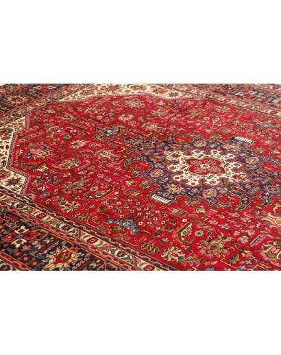 Tappeto Tabriz Persia marrone giallo 200x290