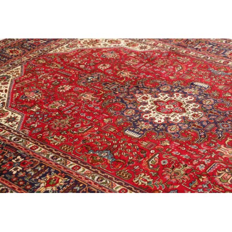 Tappeto Tabriz Persia marrone giallo 200x290