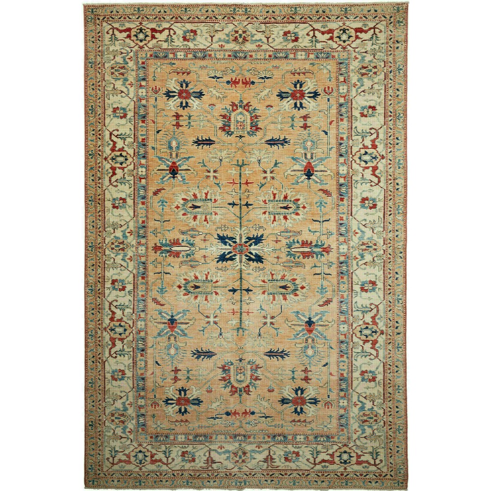 Tappeto Kazak Fine Pakistan marrone 202x308 Tappeto Kazak Fine Pakistan marrone 202x308