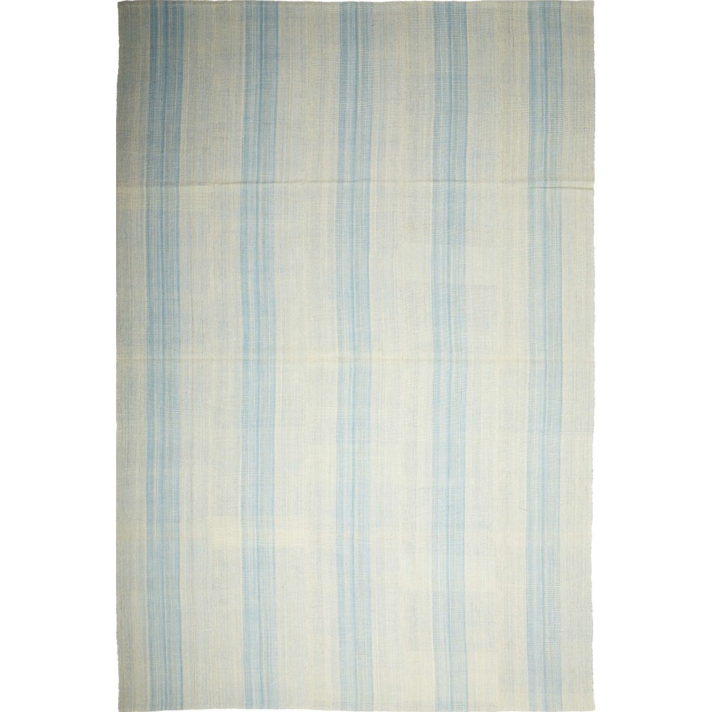 Tappeto Kilim Persia bianco azzurro 220x327 Tappeto Kilim Persia bianco azzurro 220x327