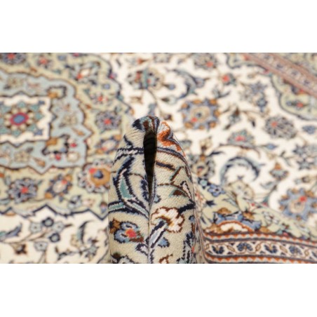 Tappeto Kashan Persia bianco grigio 192x285