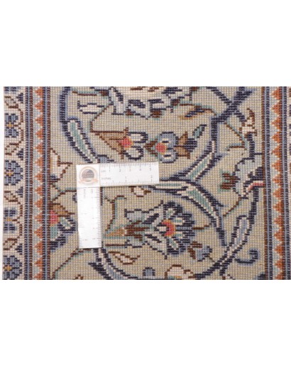 Tappeto Kashan Persia bianco grigio 192x285