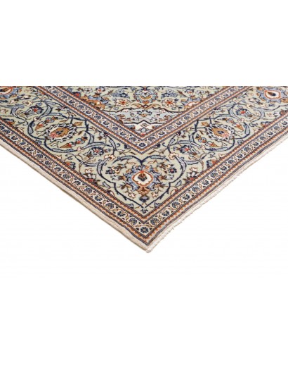 Tappeto Kashan Persia bianco grigio 195x287