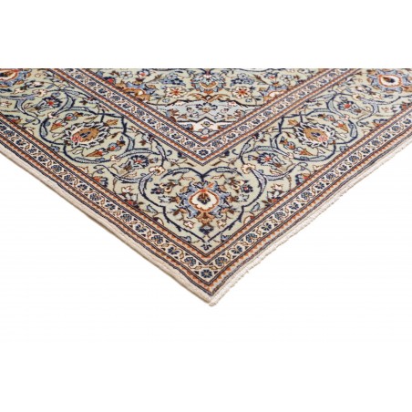 Tappeto Kashan Persia bianco grigio 195x287