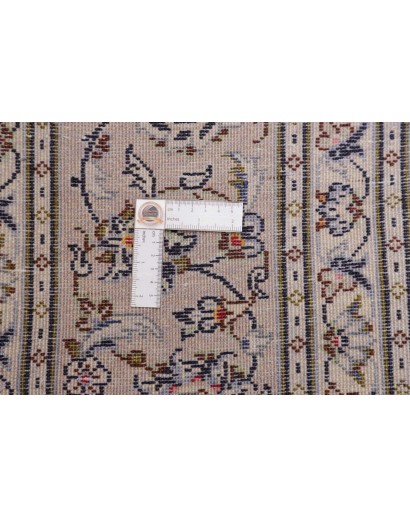 Tappeto Kashan Persia bianco grigio 195x287