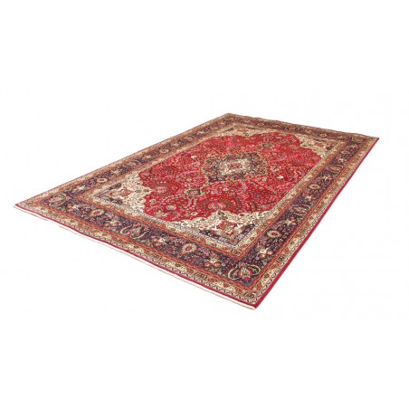 Tappeto Tabriz Persia marrone giallo 200x300