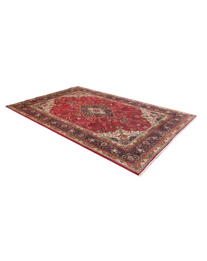 Tappeto Tabriz Persia marrone giallo 200x300