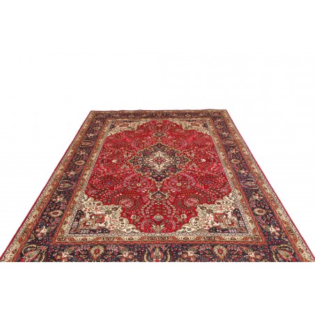Tappeto Tabriz Persia marrone giallo 200x300