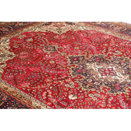 Tappeto Tabriz Persia marrone giallo 200x300