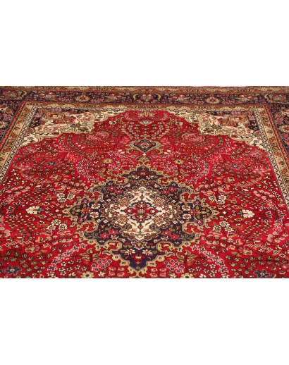 Tappeto Tabriz Persia marrone giallo 200x300