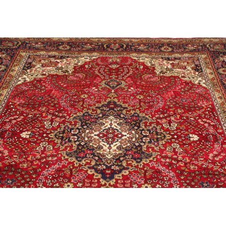 Tappeto Tabriz Persia marrone giallo 200x300