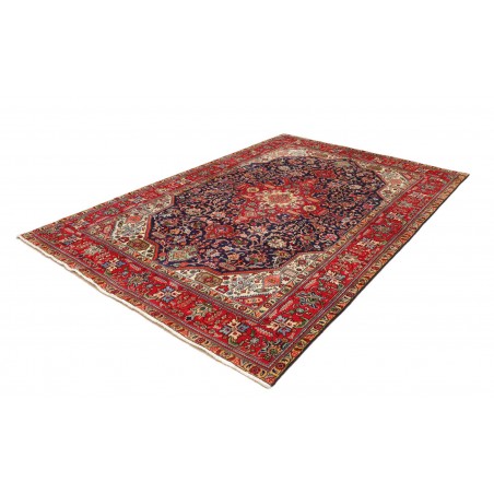 Tappeto Tabriz Persia marrone azzurro 197x292