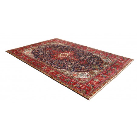 Tappeto Tabriz Persia marrone azzurro 197x292