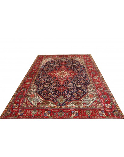 Tappeto Tabriz Persia marrone azzurro 197x292