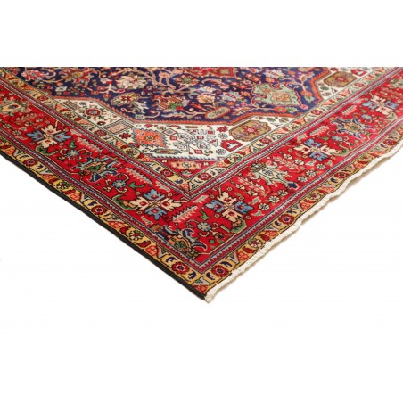 Tappeto Tabriz Persia marrone azzurro 197x292