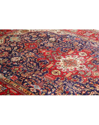 Tappeto Tabriz Persia marrone azzurro 197x292