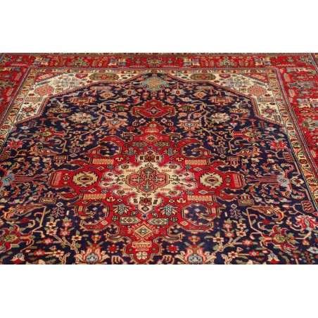 Tappeto Tabriz Persia marrone azzurro 197x292
